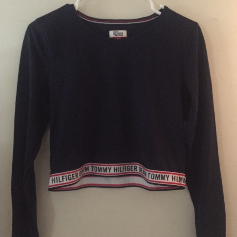 Tommy Hilfiger Long Sleeve Crop Top